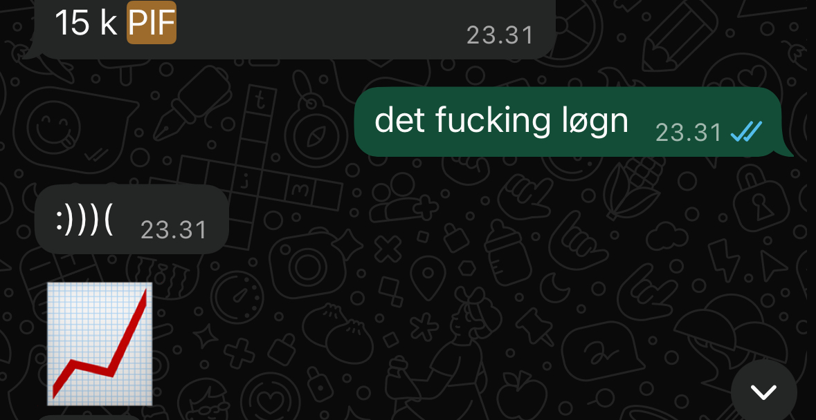 Besked fra en coach med resultater